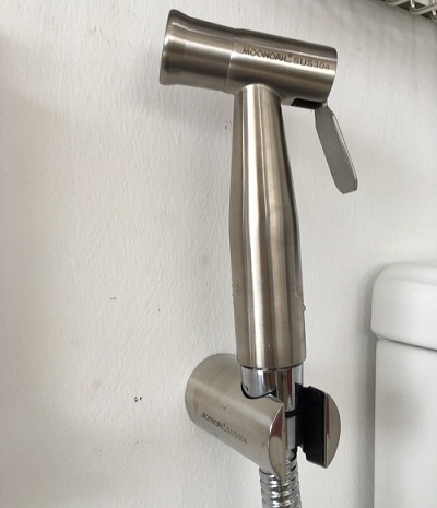 Vòi xịt vệ sinh nóng lạnh âm tường màu vàng hồng Miken F-7505RG-B - Ảnh 16