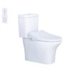 Bồn cầu 2 khối nắp điện tử Caesar CD1341-TAF512H