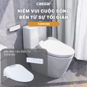 Alternative view of Nắp rửa bồn cầu điện tử Caesar TAF610H