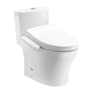 Bàn cầu 1 khối kèm nắp rửa điện tử WASHLET dòng S2 TOTO MS889CDRW24
