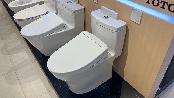 Bàn cầu 1 khối kèm nắp rửa điện tử WASHLET dòng S5 TOTO MS889CDRW25 - Ảnh 4