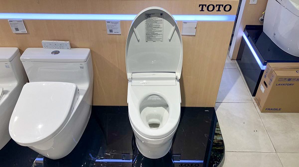 Bàn cầu 1 khối kèm nắp rửa điện tử WASHLET dòng S5 TOTO MS889CDRW25 - Ảnh 6