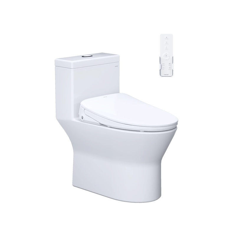Bồn cầu kết hợp nắp điện tử Caesar C1374F-TAF710H