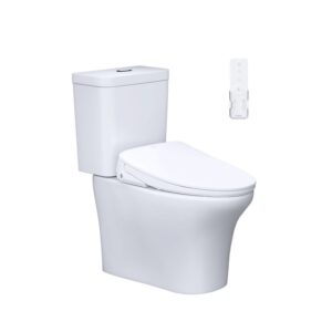 Bồn cầu 2 khối kết hợp nắp điện tử Caesar CD1341-TAF710H