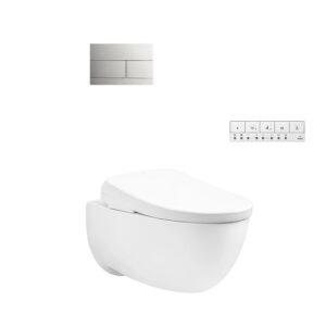 Bồn cầu treo tường nắp rửa điện tử Toto CW812REA-TCF47360GAA-WH172AAT-TCA546-MB174P#SS