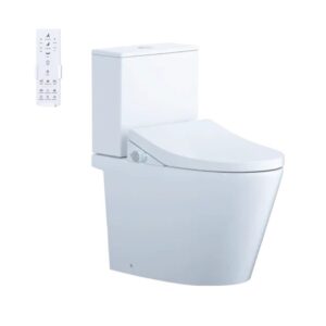 Bồn cầu 2 khối nắp điện tử Caesar CD1342-TAF512H