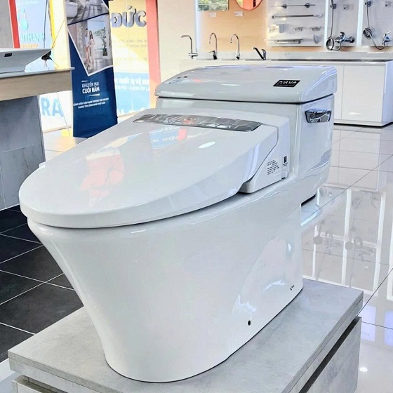 Bồn cầu 1 khối nắp điện tử INAX AC-1017R-CW-H20VN - Ảnh 6
