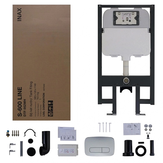 Bồn Cầu Treo Tường Nắp Rửa Cơ INAX AC-952-CW-S32VN - Ảnh 3