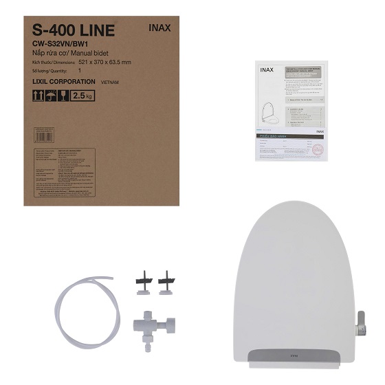Bồn Cầu Treo Tường Nắp Rửa Cơ INAX AC-952-CW-S32VN - Ảnh 4
