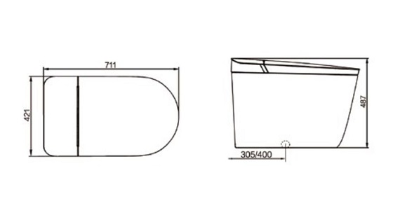 Bồn cầu thông minh JOMOO ZD9640-SA-CJM000 - Ảnh 2