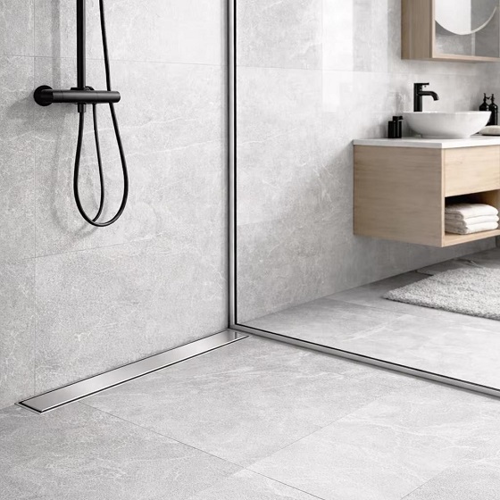 Thoát sàn dài 80cm cắt gạch KMD KM-1080 ( Dài 80cm, rộng 8cm) - Ảnh 4