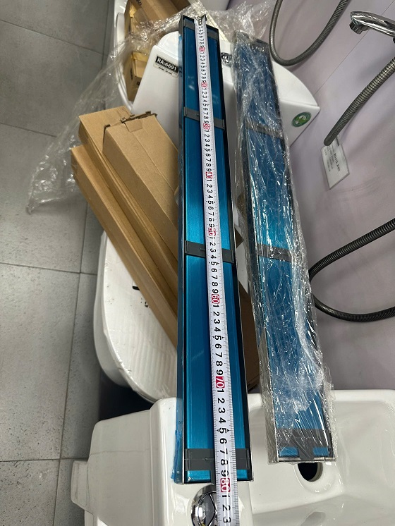 Thoát sàn dài 80cm cắt gạch KMD KM-1080 ( Dài 80cm, rộng 8cm) - Ảnh 8