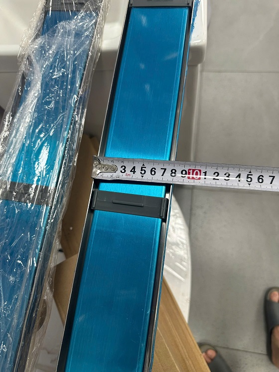 Thoát sàn dài 80cm cắt gạch KMD KM-1080 ( Dài 80cm, rộng 8cm) - Ảnh 9