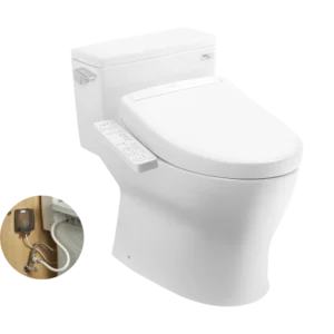 Bồn cầu 1 khối kết hợp nắp rửa điện tử WASHLET dòng S2 TOTO MS188VKW24-T53P100VR