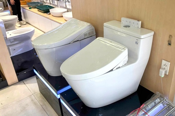 Bàn cầu 1 khối kèm nắp rửa điện tử WASHLET dòng S5 TOTO MS625CDW25 (giấu dây) - Ảnh 5