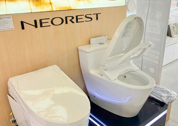 Bàn cầu 1 khối kèm nắp rửa điện tử WASHLET dòng S5 TOTO MS625CDW25 (giấu dây) - Ảnh 7