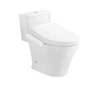 Bàn cầu 1 khối kèm nắp rửa điện tử WASHLET S2 TOTO MS857CDW24