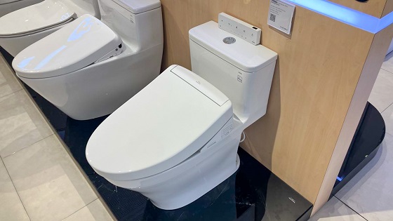 Bàn cầu 1 khối kèm nắp rửa điện tử WASHLET dòng S5 TOTO MS887CRW25 - Ảnh 4
