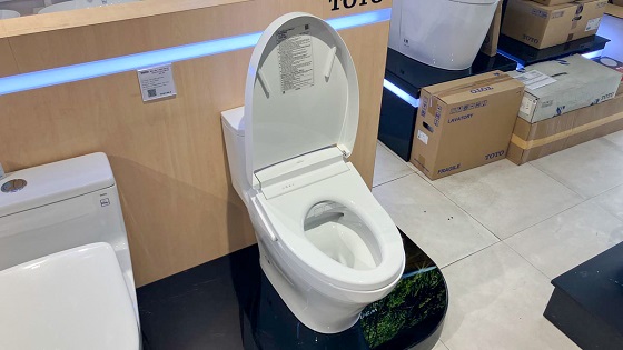 Bàn cầu 1 khối kèm nắp rửa điện tử WASHLET dòng S5 TOTO MS887CRW25 - Ảnh 5