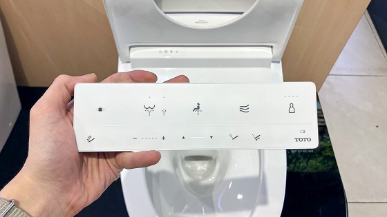 Bàn cầu 1 khối kèm nắp rửa điện tử WASHLET dòng S5 TOTO MS887CRW25 - Ảnh 7
