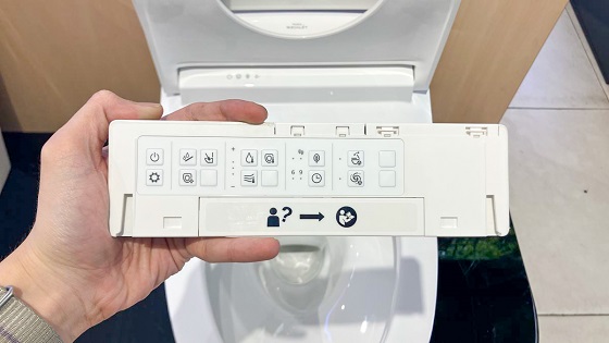 Bàn cầu 1 khối kèm nắp rửa điện tử WASHLET dòng S5 TOTO MS887CRW25 - Ảnh 8
