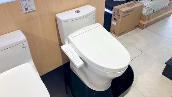 Bàn cầu 1 khối kèm nắp rửa điện tử WASHLET dòng S2 TOTO MS885CDW24 - Ảnh 3