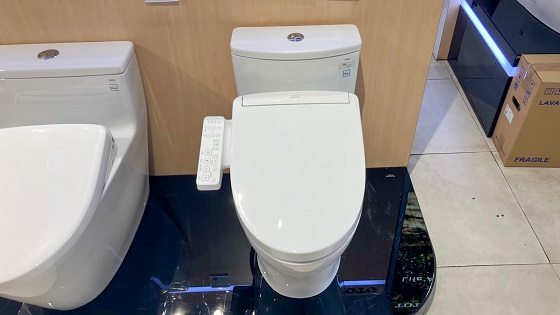 Bàn cầu 1 khối kèm nắp rửa điện tử WASHLET dòng S2 TOTO MS885CDW24 - Ảnh 4