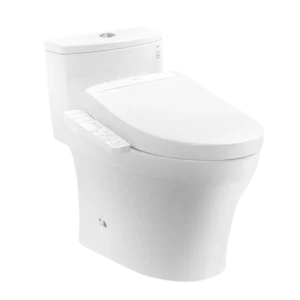 Bàn cầu 1 khối kèm nắp rửa điện tử WASHLET dòng S2 TOTO MS885CDW24