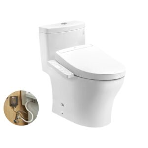 Bồn cầu 1 khối kết hợp nắp rửa điện tử WASHLET dòng S2 TOTO MS889DRW24