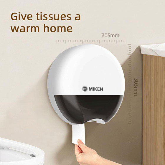 Hộp đựng giấy vệ sinh cuộn lớn Miken MKG-E51020 - Ảnh 4