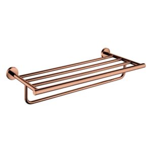 Giàn vắt khăn tắm màu vàng hồng Rose Gold Miken AL-TB24