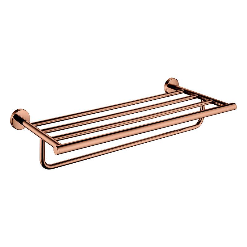 Giàn vắt khăn tắm màu vàng hồng Rose Gold Miken AL-TB24