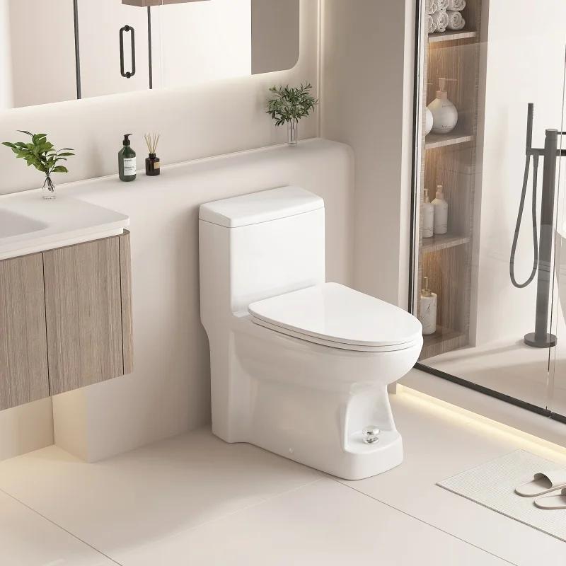 Bồn cầu liền khối xả nước bằng chân Miken DX-623