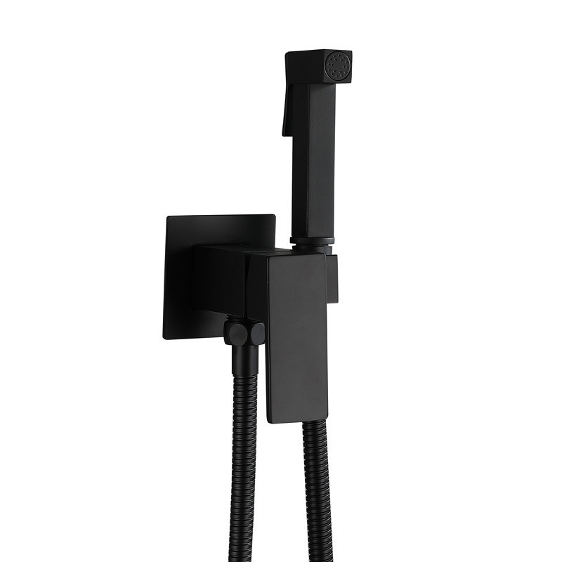 Vòi xịt vệ sinh nóng lạnh âm tường màu vàng bóng Miken F-7505G - Ảnh 30