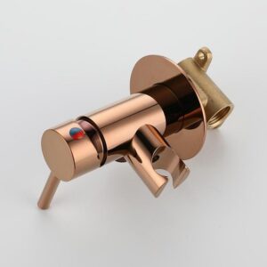Alternative view of Vòi xịt vệ sinh nóng lạnh âm tường màu vàng hồng Miken F-7505RG-B