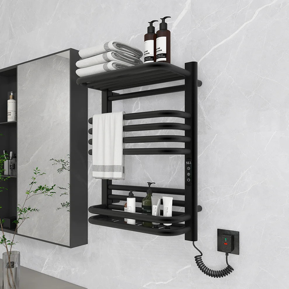 Giàn sấy khăn tắm khăn mặt màu đen Miken R335B-Wifi - Ảnh 24