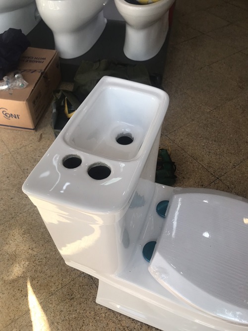 Bồn cầu nghệ thuật kết hợp chậu lavabo rửa mặt Miken AC-989VN - Ảnh 13
