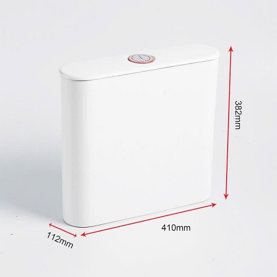 Két treo bằng sứ 2 nhấn xả dùng cho xí xổm Miken MK-212-B - Ảnh 4