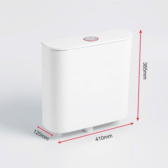 Két treo bằng sứ 2 nhấn xả dùng cho xí xổm Miken MK-212-B - Ảnh 5