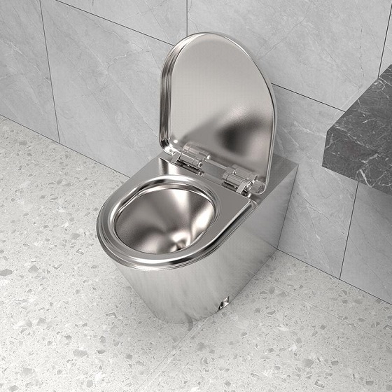 Bàn cầu âm tường Inox Miken MKB-C105337 - Ảnh 4
