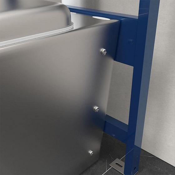 Bàn cầu âm tường Inox Miken MKB-C105337 - Ảnh 7