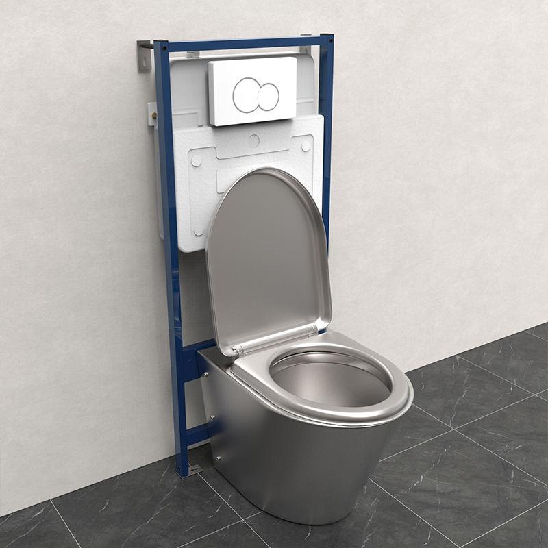 Bàn cầu âm tường Inox Miken MKB-C105337