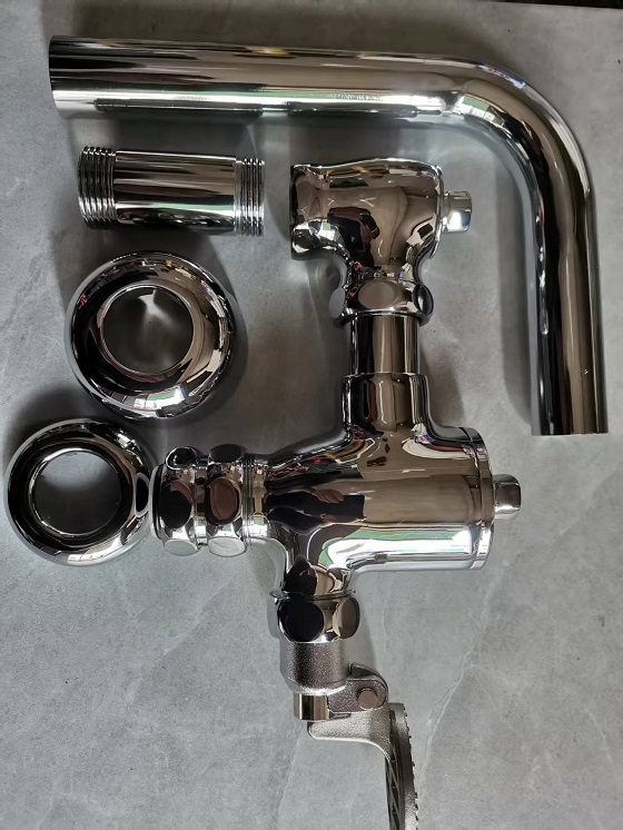 Van xả xả nước đạp chân cho bồn cầu xí xổm Miken MKV-8403-L - Ảnh 5