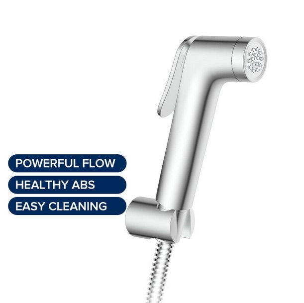 Vòi xịt vệ sinh nóng lạnh âm tường màu vàng bóng Miken F-7505G - Ảnh 16