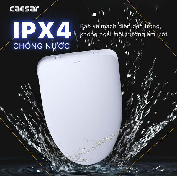 Bồn cầu kết hợp nắp điện tử Caesar C1394F-TAF710H - Ảnh 11