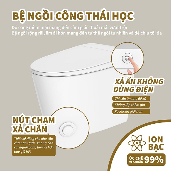 Bồn cầu chăm sóc thông minh Basic NEOJET NEO-120 - Ảnh 3