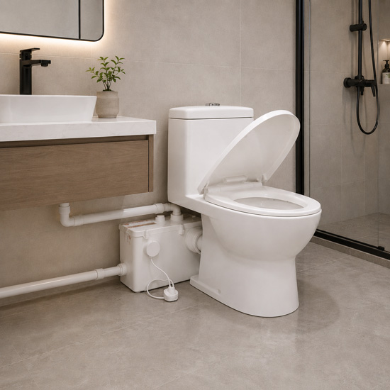 Máy xử lý chất thải dùng cho bồn cầu và lavabo SEWO DEC03 - Ảnh 5