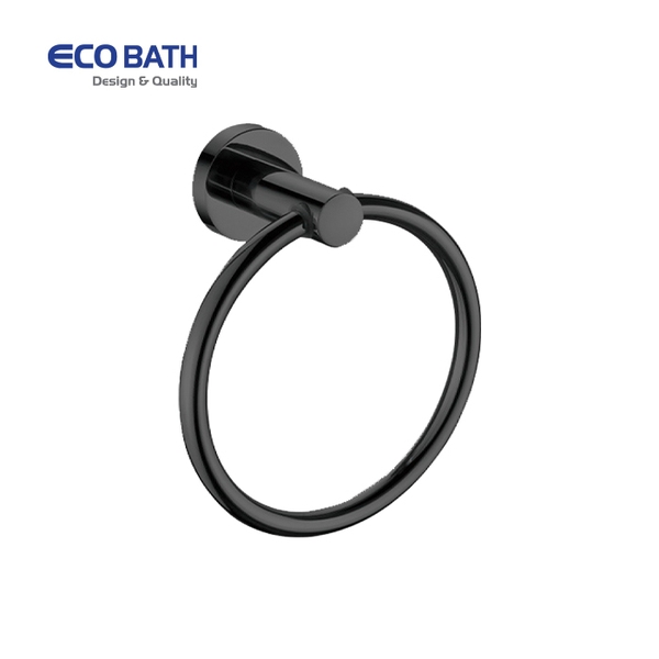 Vòng treo khăn màu đen mờ EcoBath EC270-06MB