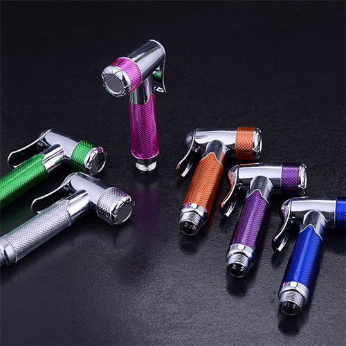 Vòi xịt vệ sinh nóng lạnh âm tường màu vàng bóng Miken F-7505G - Ảnh 17