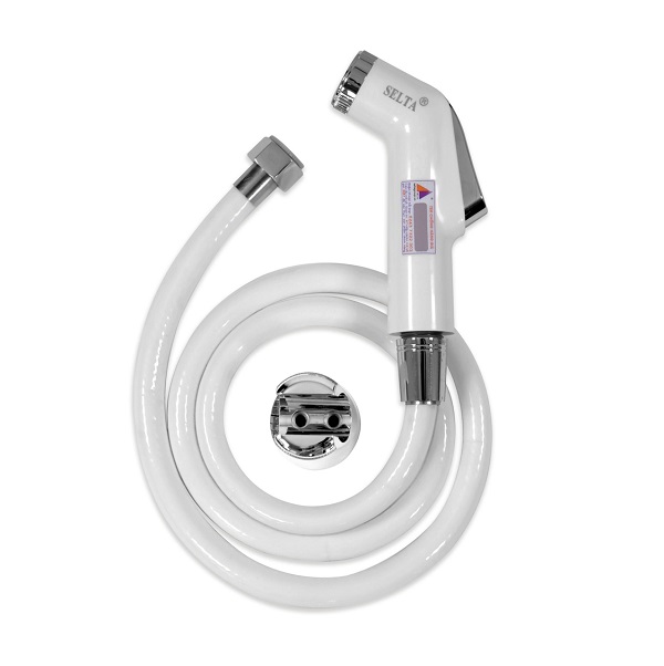 Vòi xịt vệ sinh nóng lạnh âm tường màu vàng bóng Miken F-7505G - Ảnh 18
